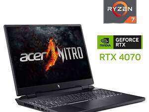 Ноутбук Acer Nitro 16 AN16-41-R3E6/ 16' (2560x1600) IPS/ Ryzen 7 7735HS/ 32GB RAM/ 960GB SSD/ RTX 4070 8GB