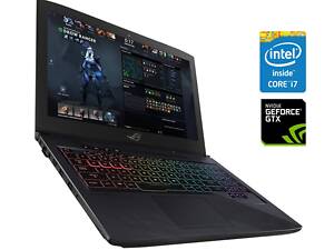 Ноутбук Asus ROG GL503VM/ 15.6' (1920x1080) IPS/ i7-7700HQ/ 16GB RAM/ 480GB SSD/ GeForce GTX 1060 3GB