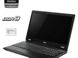 Ноутбук Б-класс Acer Extensa 5635ZG/ 15.6' (1366x768)/ Pentium T4500/ 4GB RAM/ 240GB SSD/ G105M 512MB/ Без АКБ