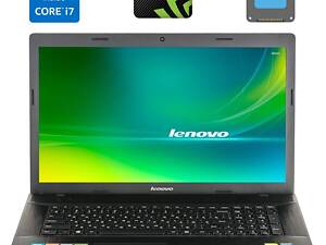 Ноутбук Б-класс Lenovo G710/ 17.3' (1600x900)/ i7-4702MQ/ 8GB RAM/ 256GB SSD/ GeForce GT 720M 2GB