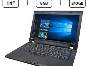 Ноутбук Б-класс Lenovo ThinkPad L420/ 14' (1366x768)/ i5-2410M/ 8GB RAM/ 240GB SSD/ HD 3000