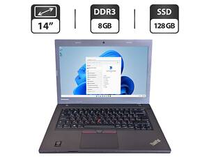 Ноутбук Б-класс Lenovo ThinkPad L450/ 14' (1366x768)/ i3-5005U/ 8GB RAM/ 128GB SSD/ HD 5500