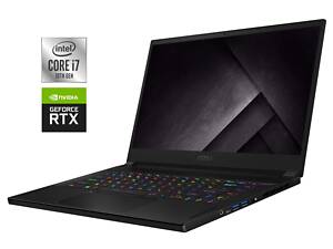 Ноутбук Б-класс MSI GS66 Stealth 10SE/ 15.6' (1920x1080) IPS/ i7-10750H/ 16GB RAM/ 512GB SSD/ RTX 2060 6GB