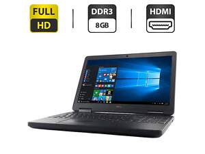 Ноутбук Dell Latitude E5540 / 15.6' (1920x1080) TN / Intel Core i7-4600U (2 (4) ядра по 2.1 - 3.3 GHz) / 8 GB DDR3 / 500