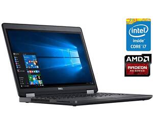 Ноутбук Dell Precision 3510/ 15.6' (1366x768)/ i7-6820HQ/ 8GB RAM/ 128GB SSD/ Radeon R9 M360 2GB