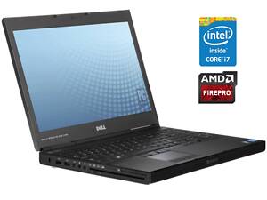 Ноутбук Dell Precision M4700/ 15.6' (1920x1080)/ i7-3820QM/ 8GB RAM/ 256GB SSD/ FirePro M4000 1GB