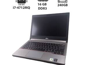 Ноутбук Fujitsu LifeBook E734/ 13.3' (1920x1080)/ i7-4712MQ/ 16GB RAM/ 240GB SSD/ HD 4600