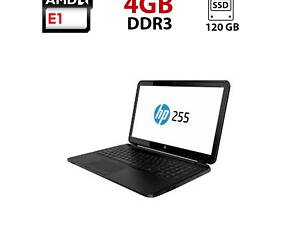 Ноутбук HP 255/ 15.6' (1366x768)/ E1-1500/ 4GB RAM/ 120GB SSD/ Radeon HD 7310