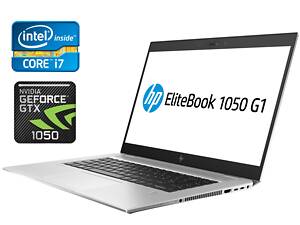 Ігровий ноутбук HP EliteBook 1050 G1/ 15.6' (1920x1080) IPS/ i7-8850H/ 16GB RAM/ 512GB SSD/ GTX 1050 4GB