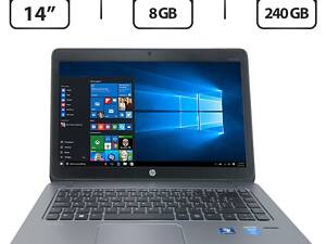 Ноутбук HP EliteBook Folio 1040 G1 / 14' (1600x900) TN / Intel Core i5-4200U (2 (4) ядра по 1.6 - 2.6 GHz) / 8 GB DDR3 /