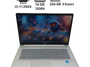 Ноутбук HP Laptop 17/ 17.3' (1920x1080) IPS/ i3-1124G4/ 16GB RAM/ 256GB SSD/ UHD