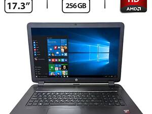 Ноутбук HP Pavilion ProtectSmart/ 17.3' (1600x900)/ A8-6410/ 8GB RAM/ 256GB SSD/ Radeon R7 M260 2GB