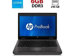 Ноутбук HP ProBook 6470b/ 14' (1366x768)/ i5-3210M/ 6GB RAM/ 240GB SSD/ HD 4000