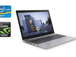 Мобільна робоча станція HP zBook 15 G5/ 15.6' (1920x1080) IPS/ Xeon E-2176M/ 16GB RAM/ 512GB SSD/ Quadro P2000 4GB