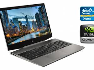 Мобільна робоча станція HP zBook 15v G5/ 15.6' (1920x1080) IPS/ Xeon E-2176M/ 32GB RAM/ 1000GB SSD/ Quadro P600 4GB