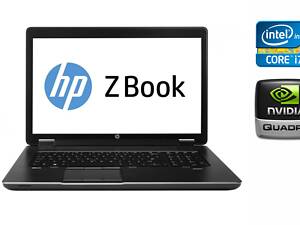 Мобільна робоча станція HP zBook 17 G3/ 17.3' (3840x2160) IPS/ i7-6820HQ/ 16GB RAM/ 256GB SSD/ Quadro M4000M 4GB