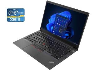 Ноутбук Lenovo ThinkPad E14 / 14' (1920x1080) IPS / Intel Core i5-10210U (4 (8) ядра по 1.6 - 4.2 GHz) / 8 GB DDR4 / 250 GB SSD / Intel UHD Graphics / WebCam