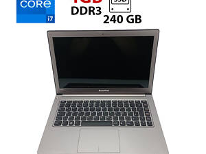 Ноутбук Lenovo U300s/ 13.3'' (1366x768)/ i7-2677M/ 4GB RAM/ 240GB SSD/ HD 3000