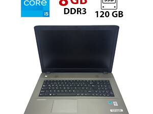 Ноутбук Medion Akoya E7416/ 17.3' (1600x900)/ i5-5200U/ 8GB RAM/ 120GB SSD/ HD 5500/ АКБ 0%