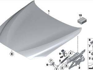 НОВА кришка капота двигуна BMW F06 F12 F13 OE