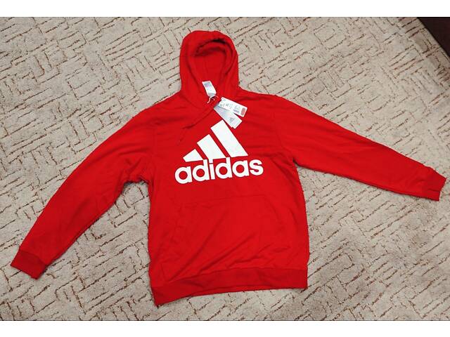Новая ОРИГИНАЛЬНАЯ толстовка ADIDAS Essentials Big Logo BL FT из Америки - Фото 1
