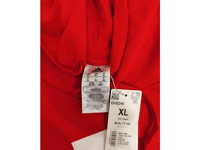 Новая ОРИГИНАЛЬНАЯ толстовка ADIDAS Essentials Big Logo BL FT из Америки - Фото 5