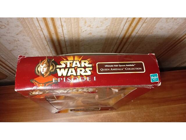 НОВАЯ Редкая Коллекционная Кукла Hasbro 1998 Star Wars Ultimate Hair Queen Amidala Серия 'Queen Amidala' 61778 из США - Фото 4