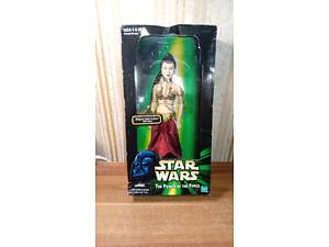 НОВА Рідкісна Колекційна Лялька Hasbro 1999 Star Wars Princess Leia With Chain Princess Leia Collection 57137/57135 США