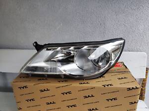 Новая аналог фара ЛЕВАЯ галогеновая обычная для Volkswagen Tiguan 09.2007-04.2011 год 5N1941031AB TYC Тайвань ПОД ЗАКАЗ!