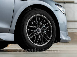 Диски R17 5x108 Jaguar XE XF Land Rover Discovery Sport матовий сірий модель 715
