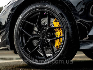 Диски R19 5×120 BMW F10 F30 Range Rover Sport Tesla S Black чорні модель FK07