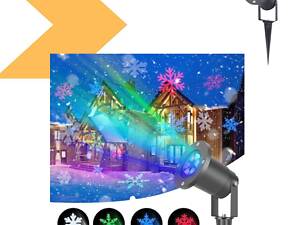 Новорічний проектор WS 316 LED Snowflake (42730-WS 316_316)