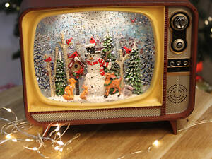 Новорічний нічник Ретро телевізор XPRO WDL-24034B 17,1 см (46443-_1589)