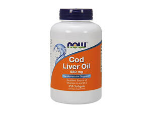 NOW Cod Liver Oil (250 softgels)