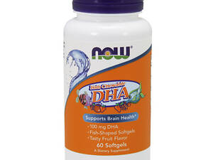 NOW Kids Chewable DHA (60 softgels)