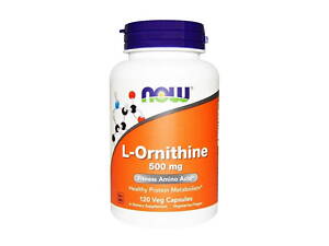 NOW L-Ornithine 500 mg (120 veg caps)
