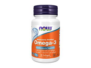 NOW Omega-3 (30 softgels)
