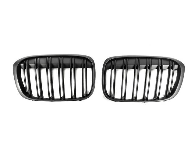Ноздри M-Look (2015-2019, черный мат) для BMW X1 F-48 - Фото 2