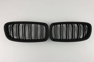 Ніздрі на BMW 3 Series F30/F31/F35 2012-2018 рік Чорні Матові ( Подвійні M-Look Китай )