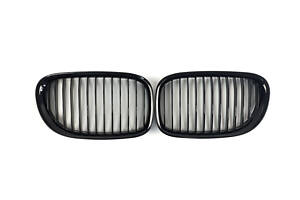 Ноздри на BMW 7 Series F01 / F02 2008-2015 год Черные Глянцевые ( V2 )