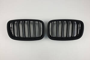 Ноздри на BMW X5 E70 2007-2013 год Черные Матовые ( Двойные M-Look )