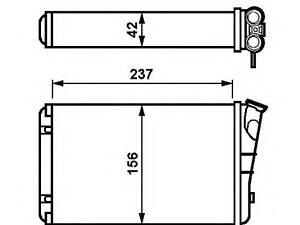 NRF 54238. Радіатор