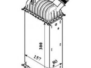 NRF 30193. Радиатор интеркулера