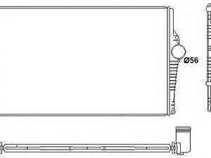 NRF 30249. Радиатор интеркулера
