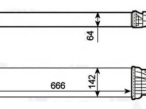 NRF 30289. Радиатор интеркулера