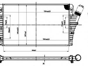 NRF 30475. Радиатор интеркулера