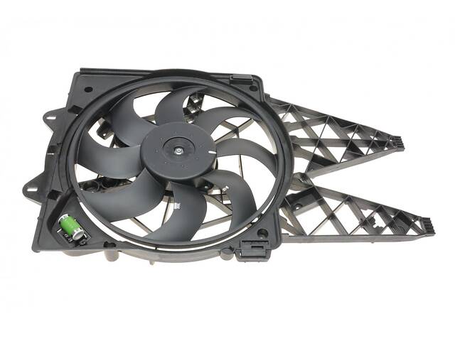 NRF 47902 Вентилятор радиатора Fiat Doblo/Ducato 1.3-2.0D 10- (с диффузором) - Фото 3