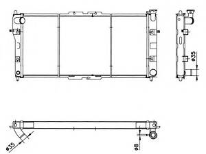 NRF 52020. Радиатор.