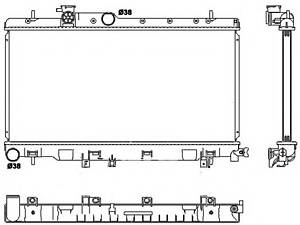 NRF 53038. Радиатор.