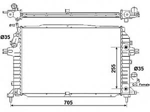 NRF 53082. Радиатор.